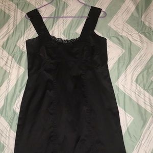 Black dress with lace